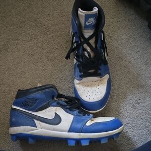 Nike Blue and White Athletic Shoes